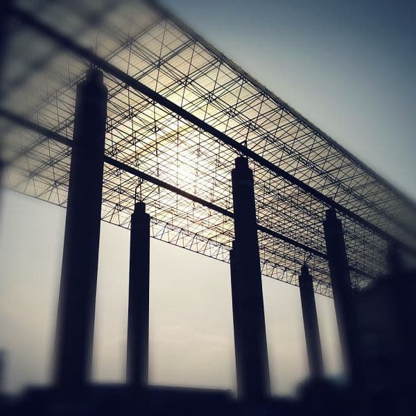 台州学院的标志性建筑——“八根大柱”